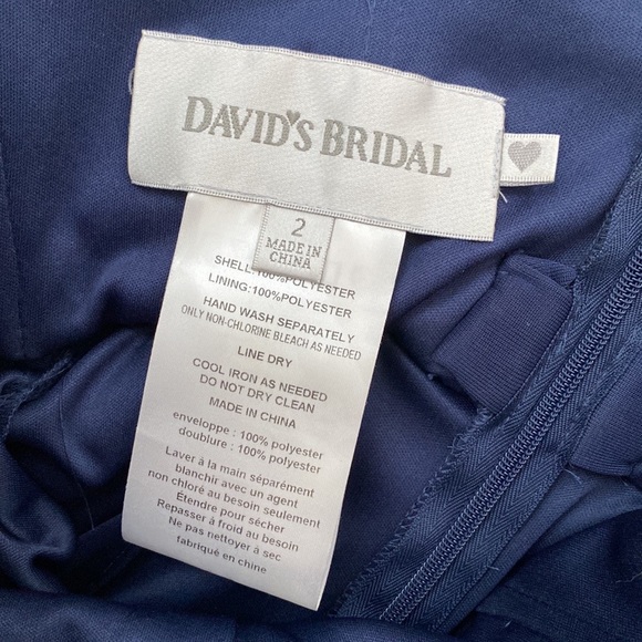 David’s Bridal One Shoulder Dress - Picture 6 of 6